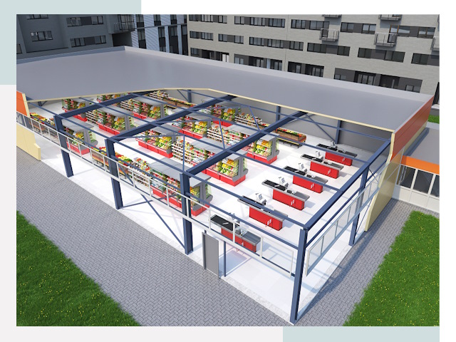 Строительство магазинов в Выкса от 622 руб. за м²