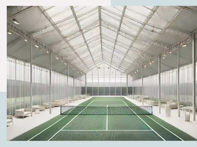 Строительство теннисных кортов в Выксе