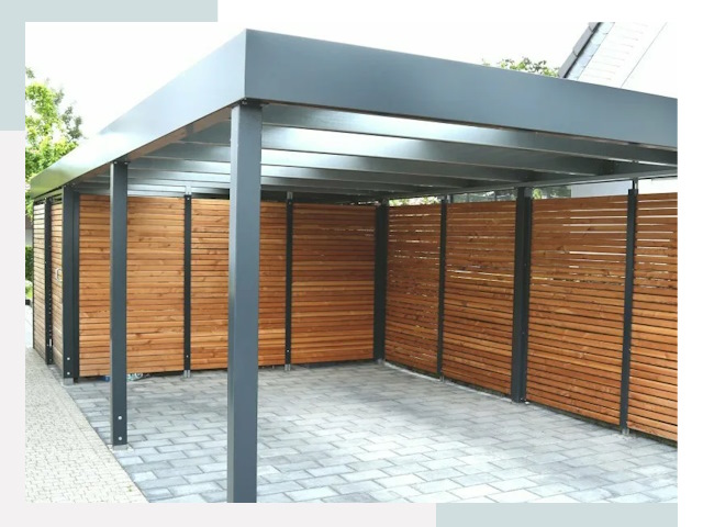 Навесы для парковки в Выксе