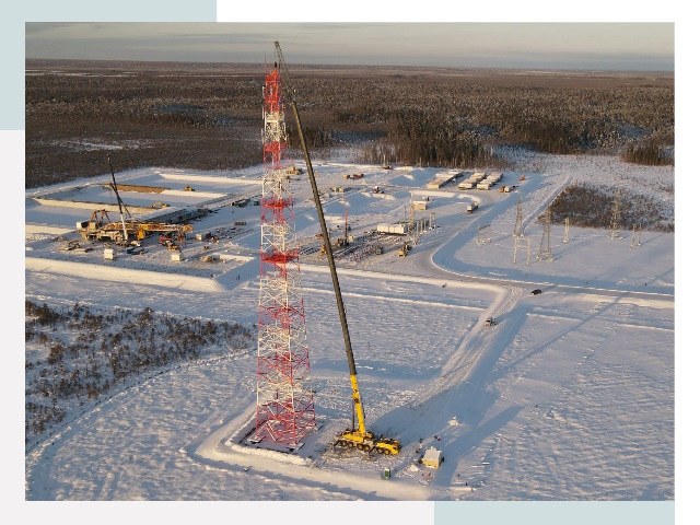 Мачты связи в Выксе