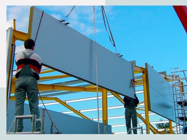 Монтаж сэндвич-панелей в Выксе от 622 руб.